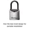 Master Lock Master Lock 5-1/4 in. H X 2-3/4 in. W Vinyl Covered Steel 3-Digit Combination Lock Box 5406D - alternate 3